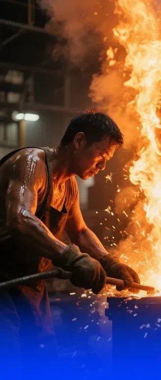 Smelter worker